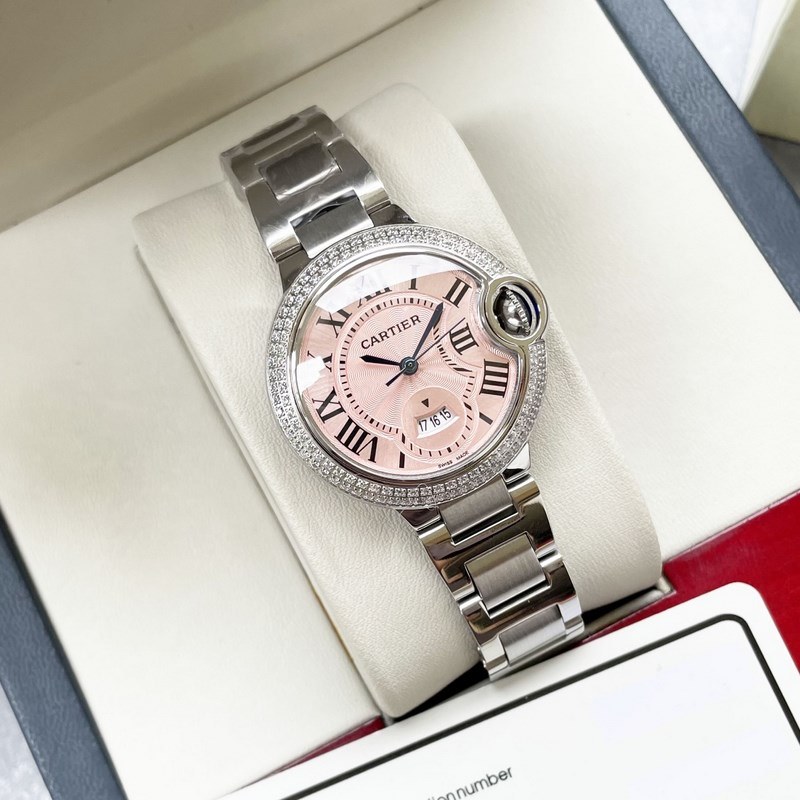 Cartier Ballon Bleu Luxury Quartz Women's Replica Watch-2