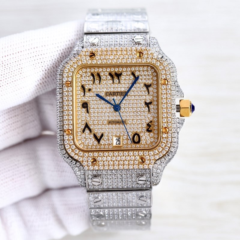 Cartier Santos de Cartier Meteorite Stunning Arrival-2