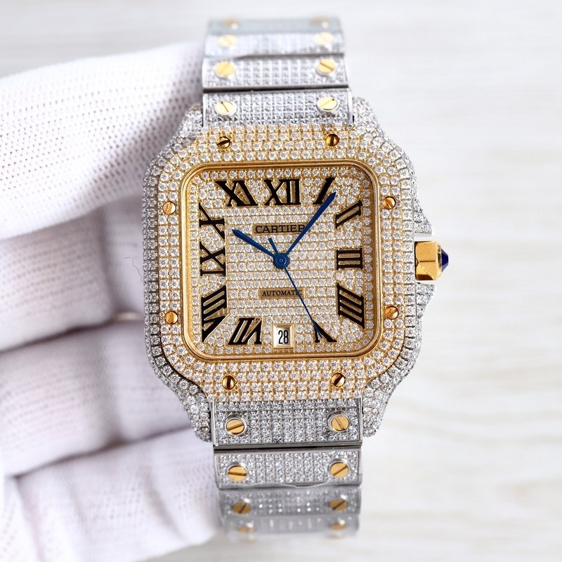 Cartier Santos de Cartier Meteorite Stunning Arrival-4