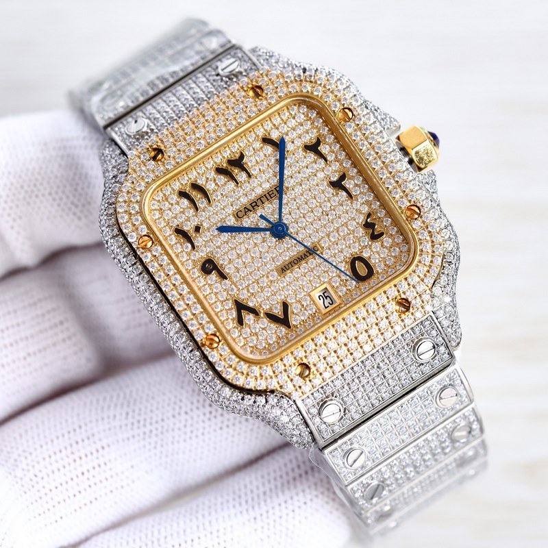 Cartier Santos de Cartier Meteorite Stunning Arrival-5