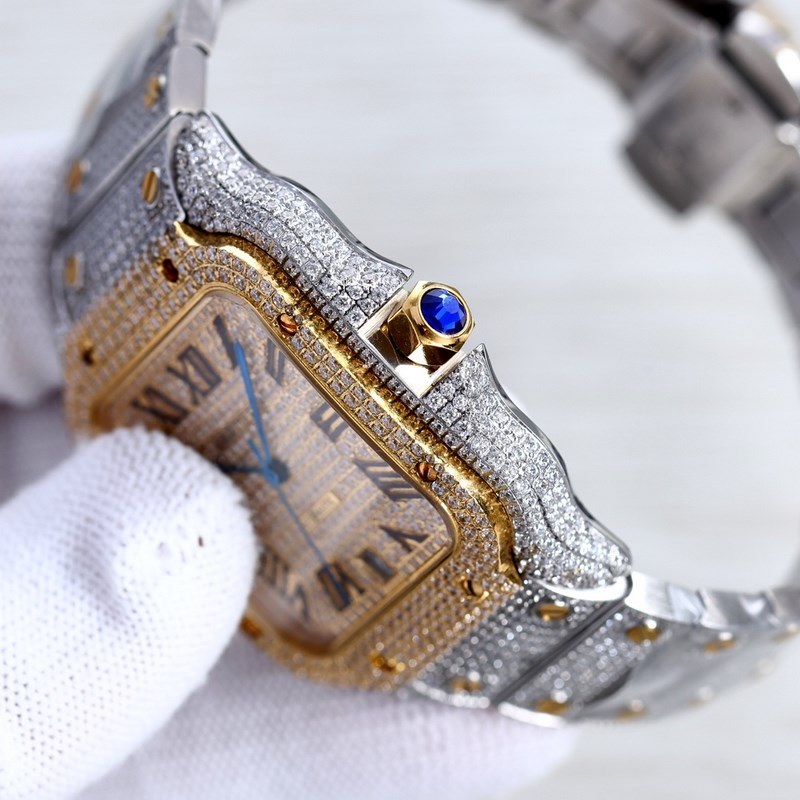 Cartier Santos de Cartier Meteorite Stunning Arrival-6