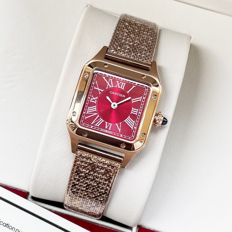 Cartier Santos-Dumont Ultra-Thin Replica Watch Colorful Bestseller-3
