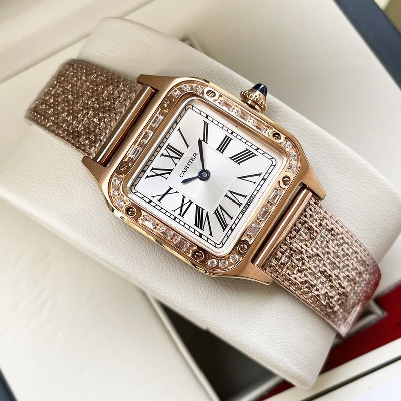 Cartier Santos-Dumont Ultra-Thin Replica Watch Colorful Bestseller-5