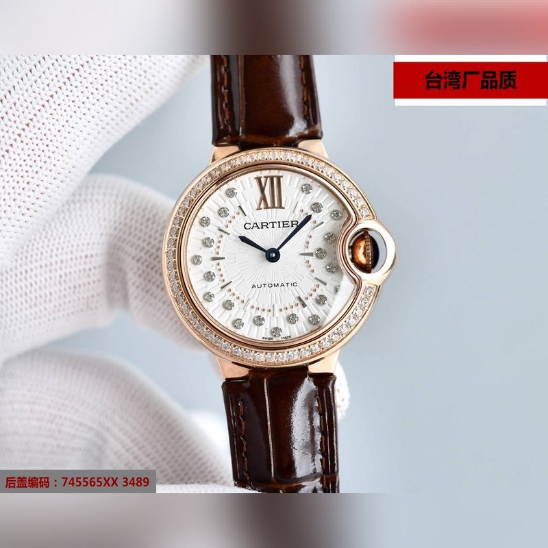 Cartier Ballon Bleu V12 33/36 Japan Movement Quality Assurance-2