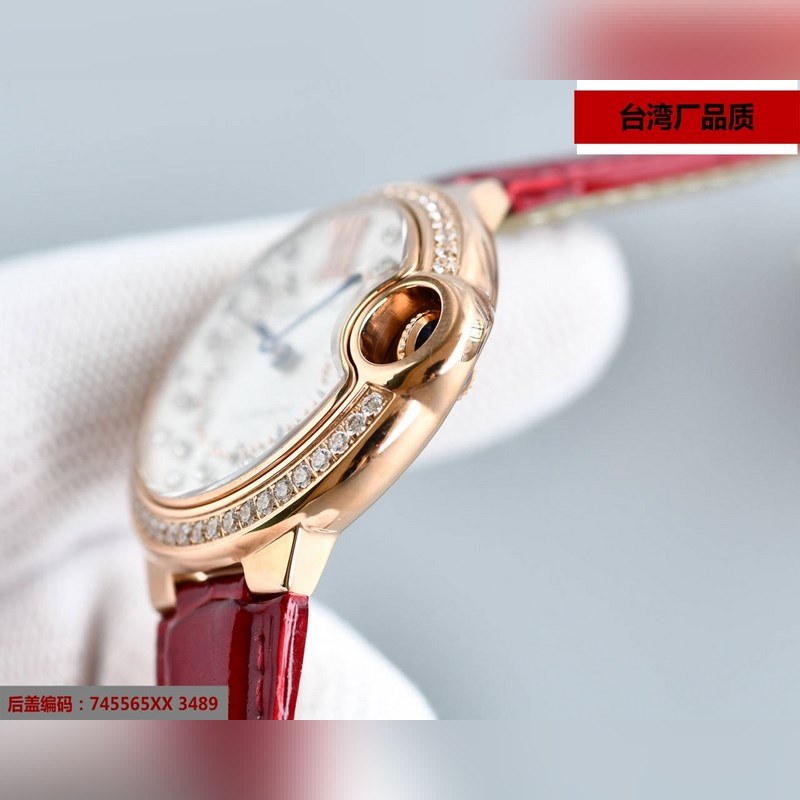 Cartier Ballon Bleu V12 33/36 Japan Movement Quality Assurance-6