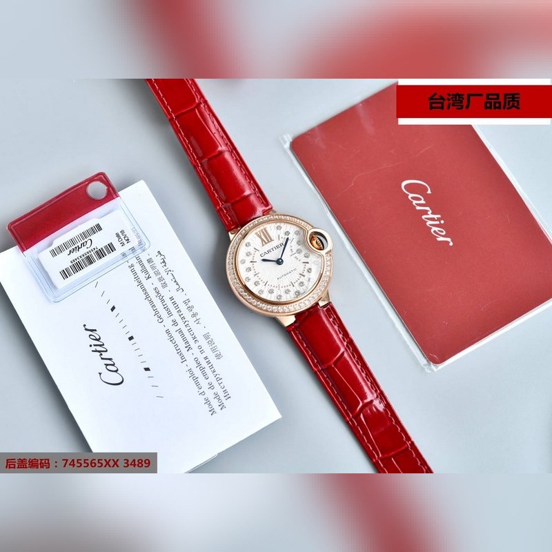 Cartier Ballon Bleu V12 33/36 Japan Movement Quality Assurance-7