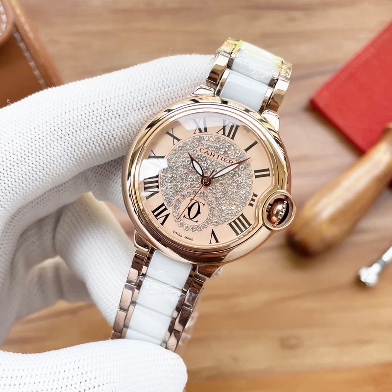 Cartier Ballon Bleu 36mm Precision Mechanical Replica Watch Traditional Three-Hand Design-6