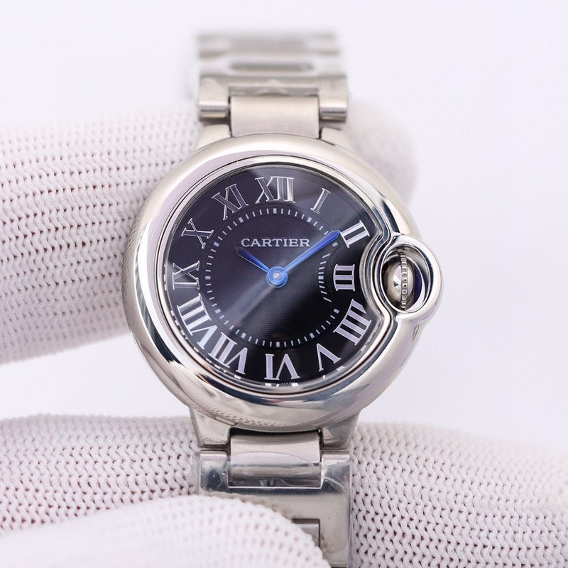 Cartier Ballon Bleu 28mm Elegant Luxury Timepiece-3