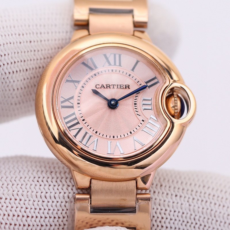 Cartier Ballon Bleu 28mm Elegant Luxury Timepiece-4