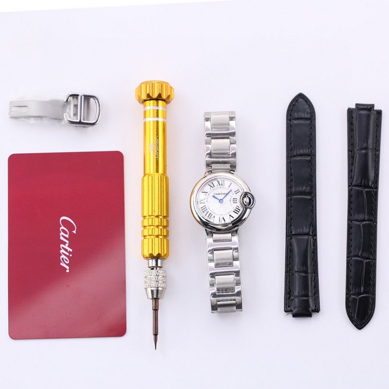 Cartier Ballon Bleu 28mm Elegant Swiss Replica Watch-8