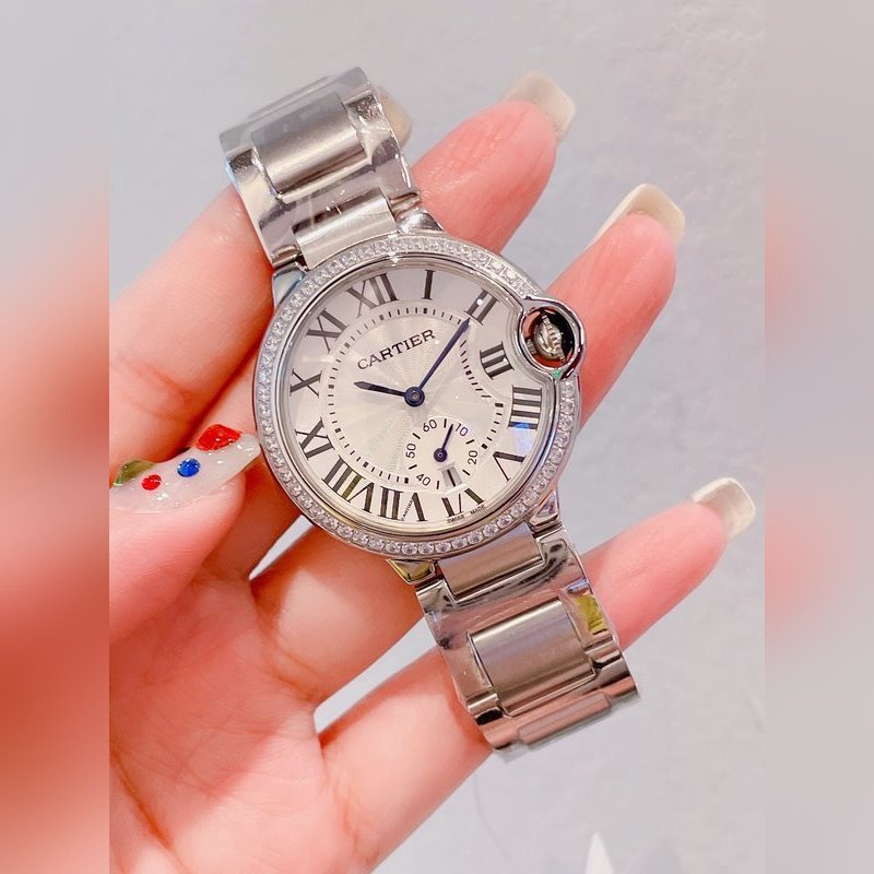 Cartier Ballon Bleu 36mm Women's Replica Watch Luxury Timepiece-2