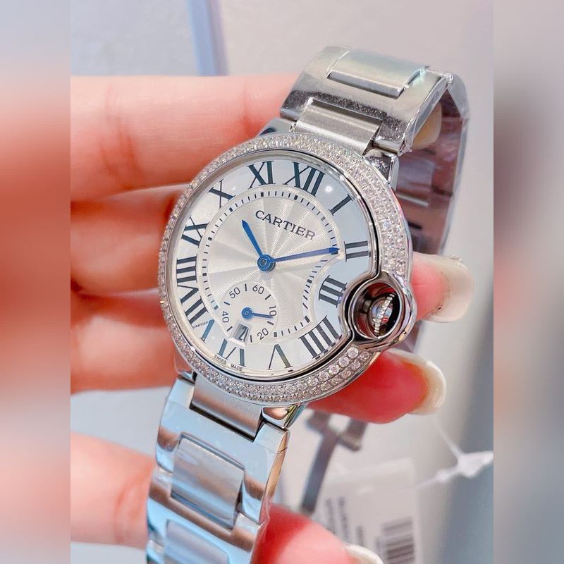 Cartier Ballon Bleu Women's 36mm Replica Watch Luxury Timepiece-3