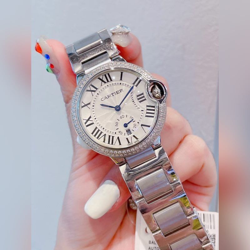 Cartier Ballon Bleu Women's 36mm Replica Watch Luxury Timepiece-4