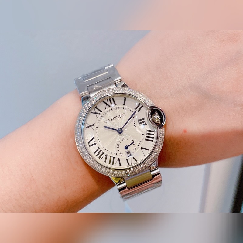 Cartier Ballon Bleu Women's 36mm Replica Watch Luxury Timepiece-6