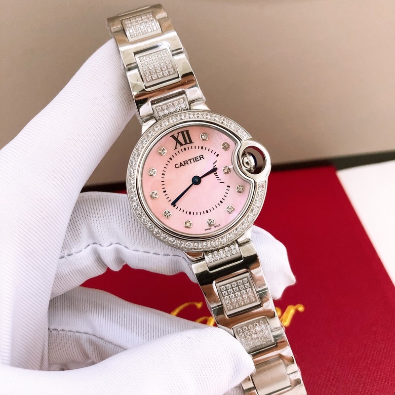 Cartier Ballon Bleu Luxury Series 33mm Replica Watch-4