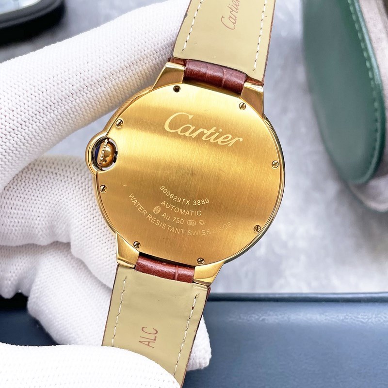 Cartier Ballon Bleu Quartz Replica Watch with Date Display-7