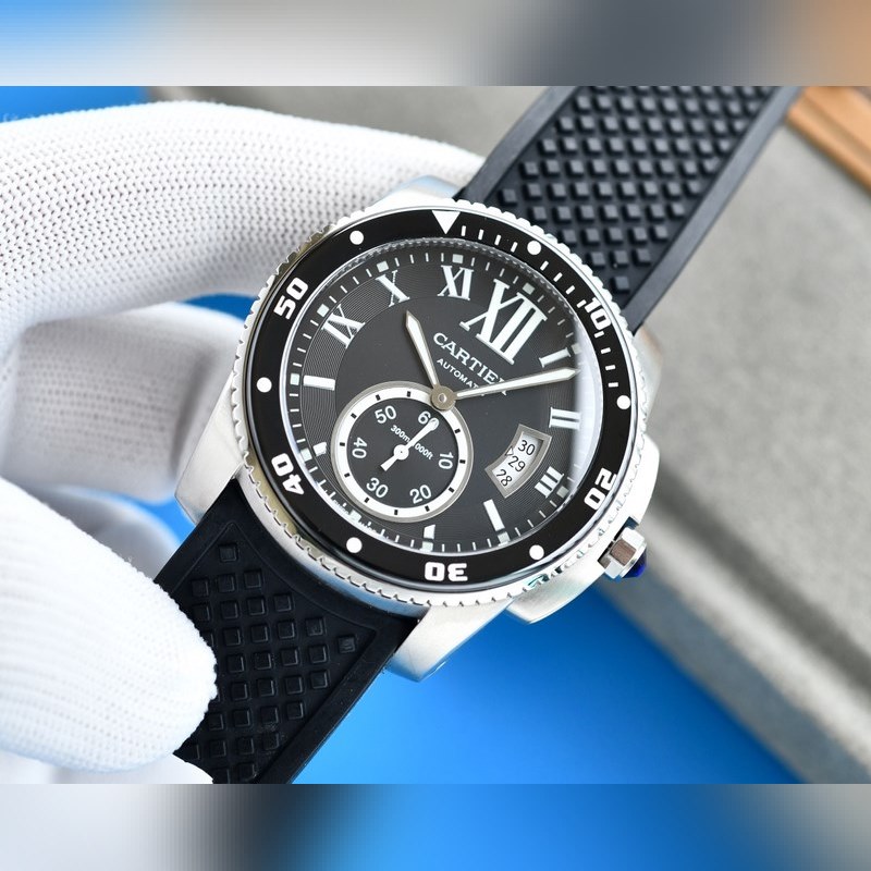 Cartier Calibre de Cartier Dive Series Quality Dive Replica Watch-5