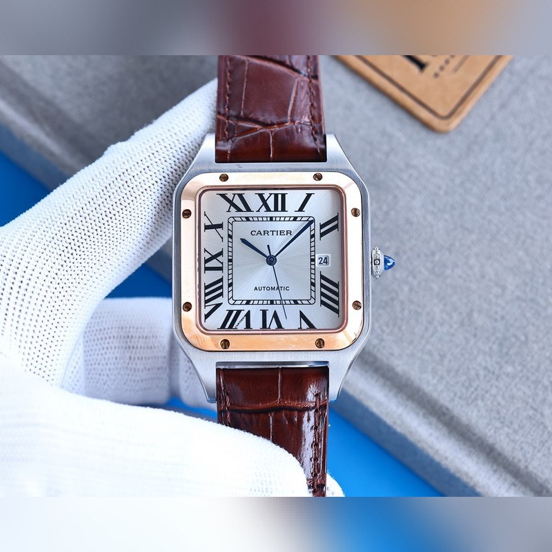 New Cartier Santos-Dumont Replica Watch Exquisite Design and Features-3