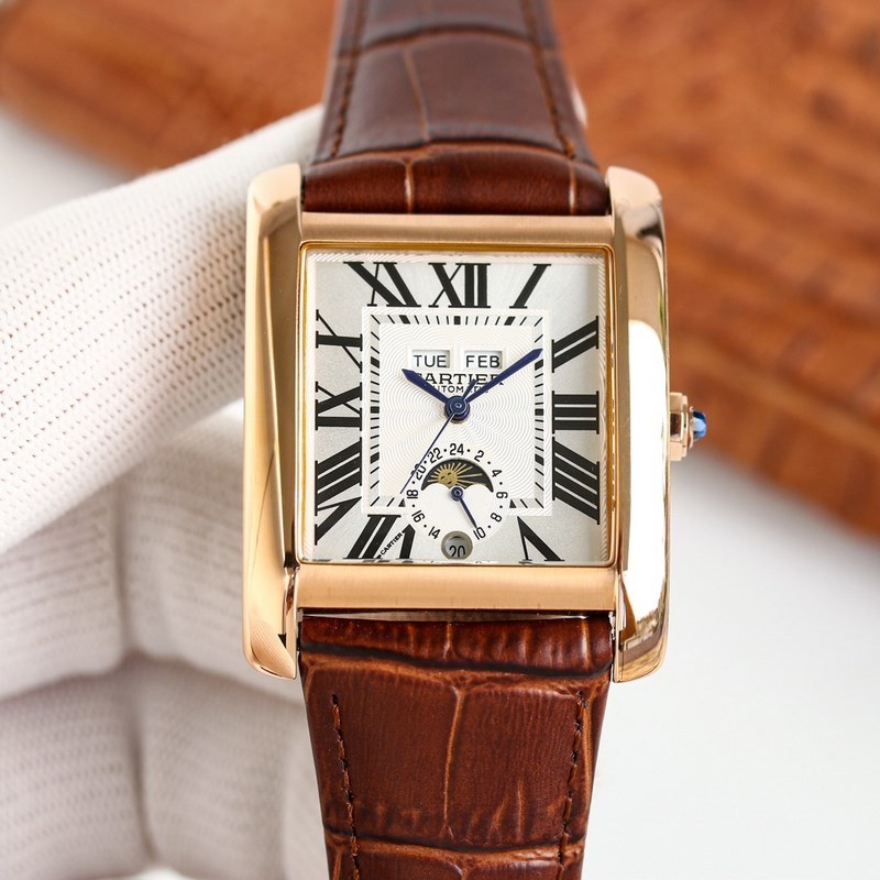 CARTIER Tank Upgrade Automatic Swiss 2824-6 Movement-3