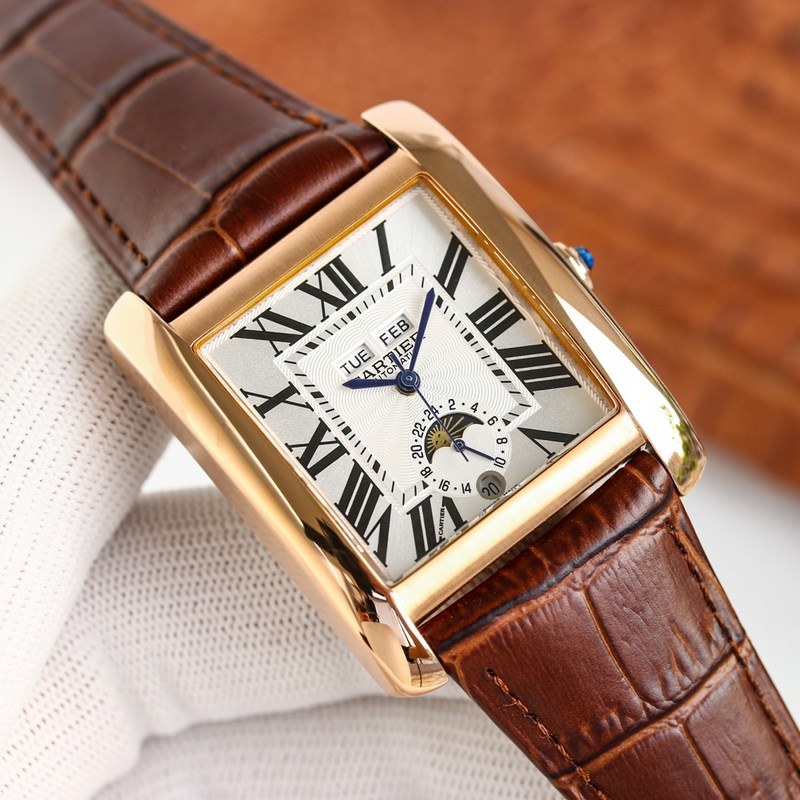 CARTIER Tank Upgrade Automatic Swiss 2824-6 Movement-4