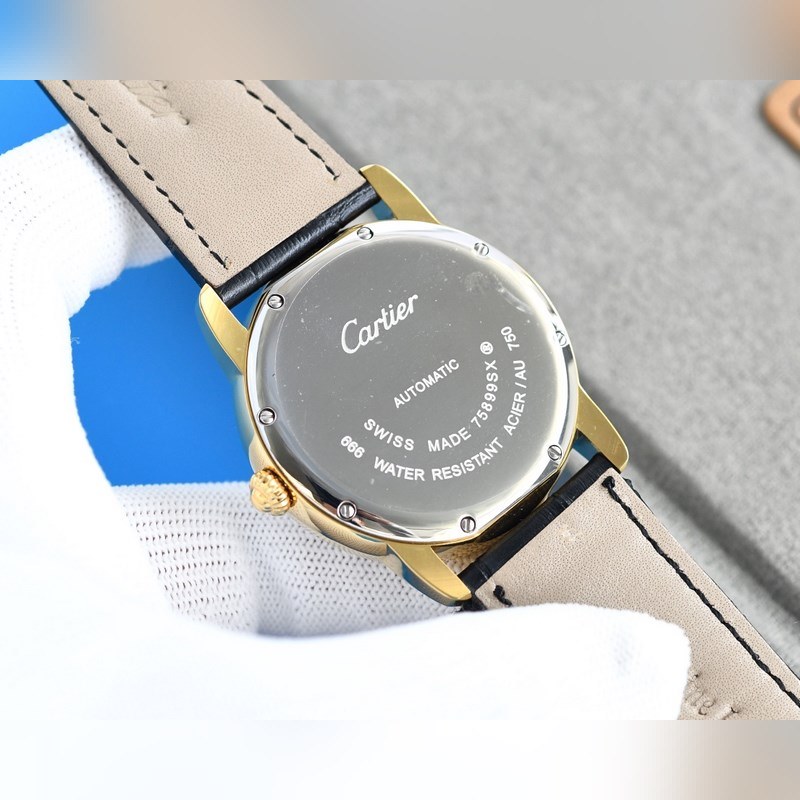 Cartier Calibre de Cartier Series Unique Design with Two Hands-7