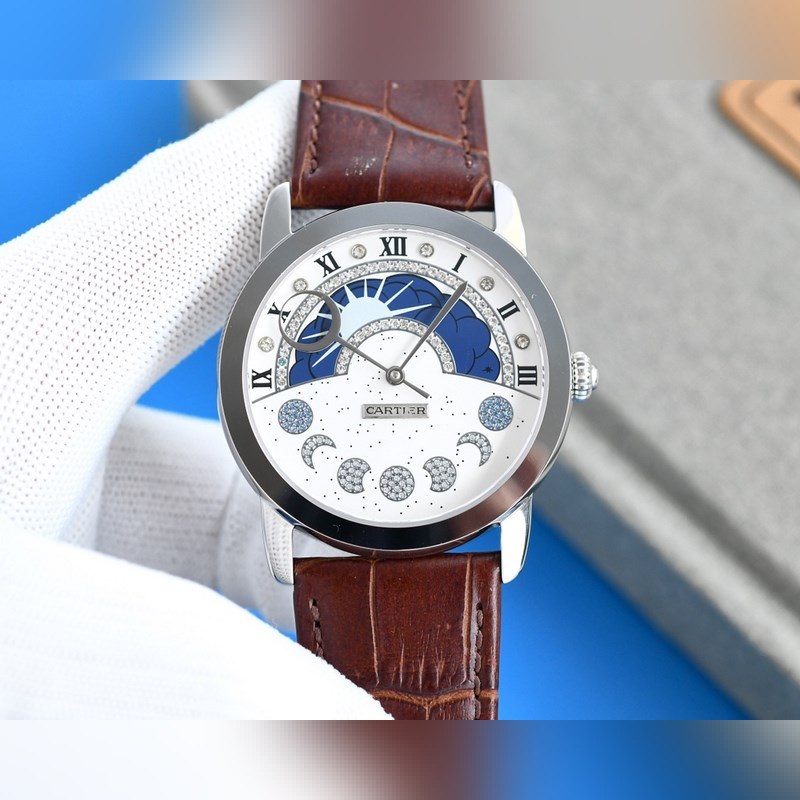 Cartier Calibre de Cartier Series Two-Hand Unique Design-2