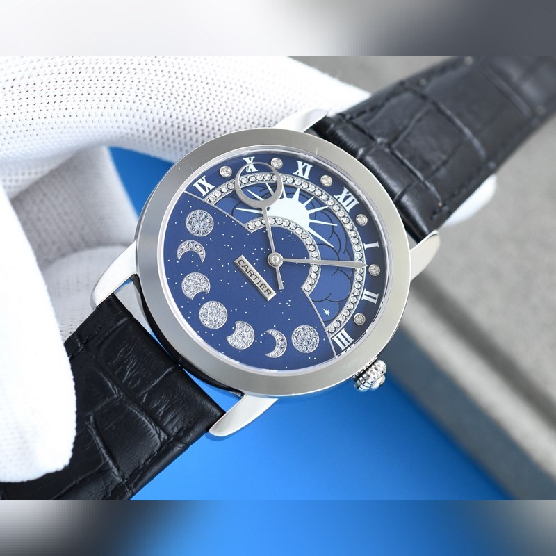 Cartier Calibre de Cartier Series Two-Hand Unique Design-5