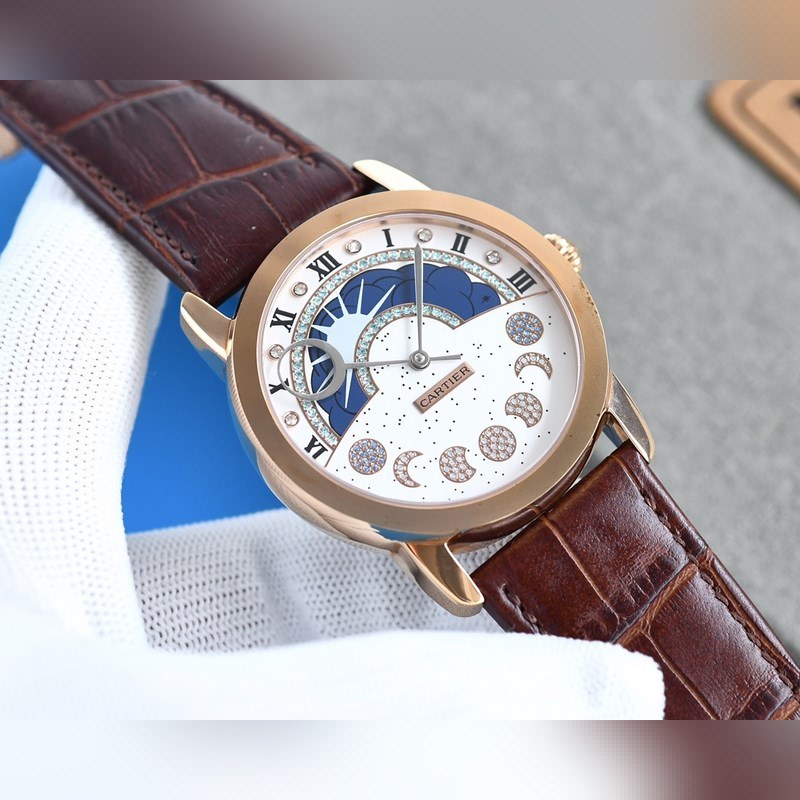 Cartier Calibre de Cartier Series Unique Two-Hand Design-2