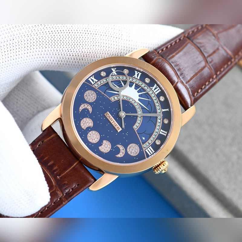 Cartier Calibre de Cartier Series Unique Two-Hand Design-4