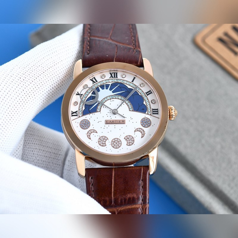 Cartier Calibre de Cartier Series Unique Two-Hand Design-5