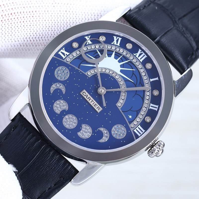 Cartier Calibre de Cartier Unique Two-Hand Design with Perfect Craftsmanship-3