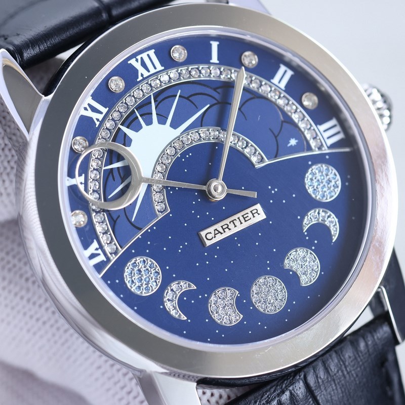 Cartier Calibre de Cartier Unique Two-Hand Design with Perfect Craftsmanship-5