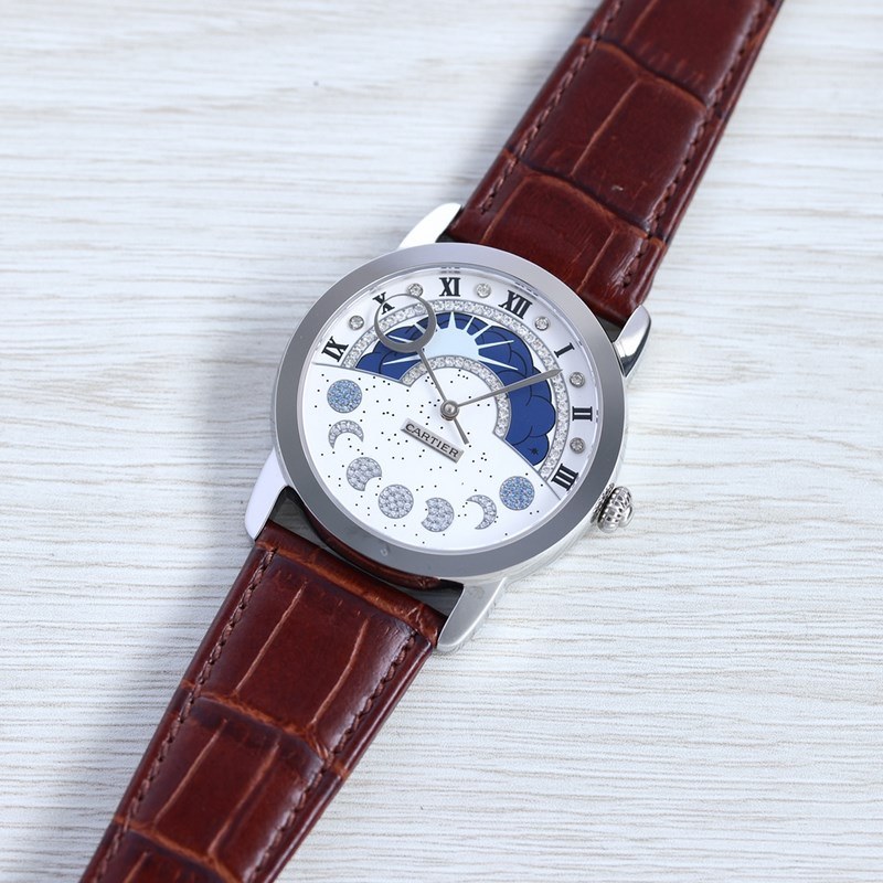 Cartier Calibre de Cartier Unique Design Two-Handed Timepiece-2