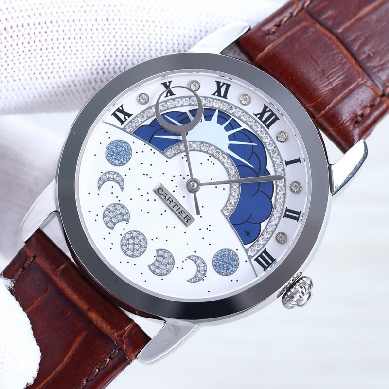 Cartier Calibre de Cartier Unique Design Two-Handed Timepiece-3