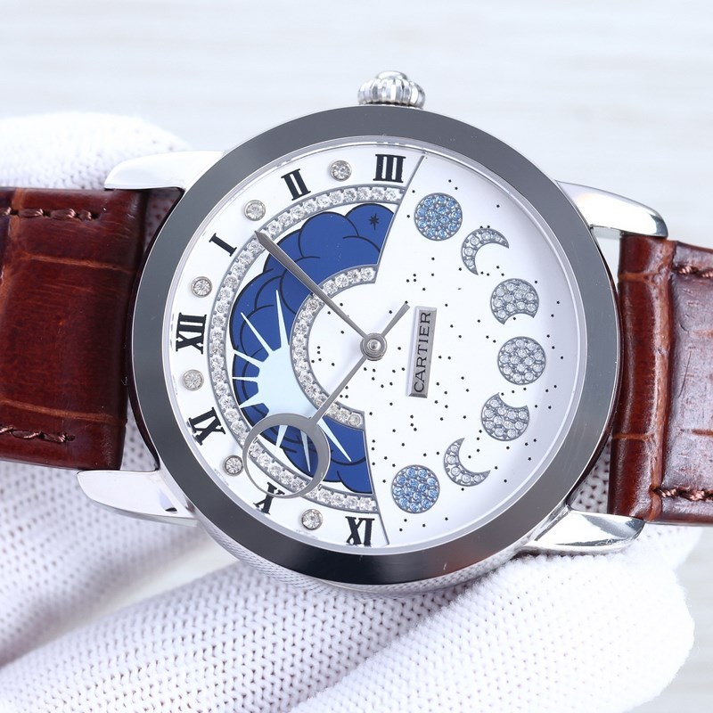 Cartier Calibre de Cartier Unique Design Two-Handed Timepiece-4