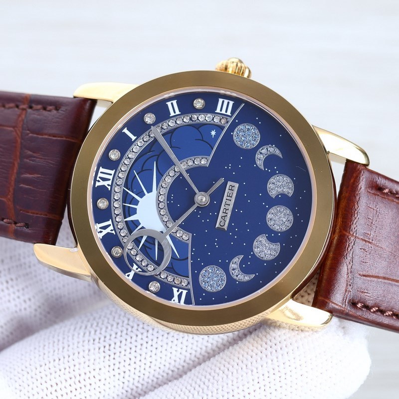 Cartier Calibre de Cartier Series Unique Two-Hand Design-4