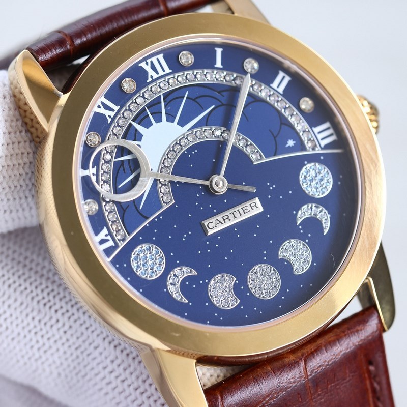 Cartier Calibre de Cartier Series Unique Two-Hand Design-5