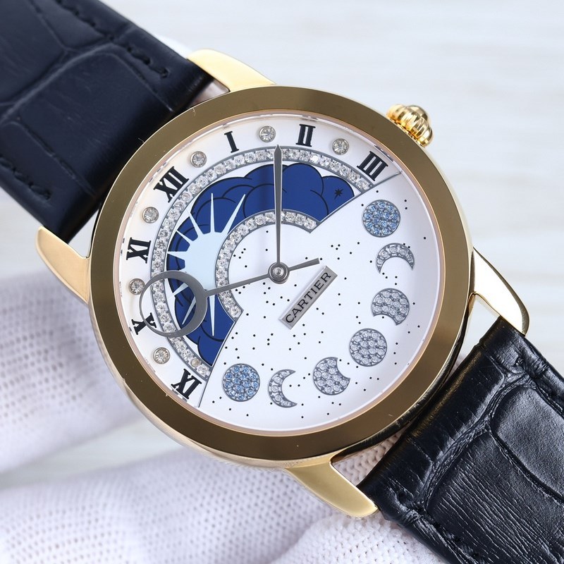 Cartier Calibre de Cartier Two-Hand Unique Design Excellence-2