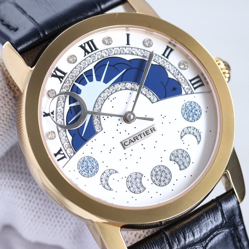 Cartier Calibre de Cartier Two-Hand Unique Design Excellence-3
