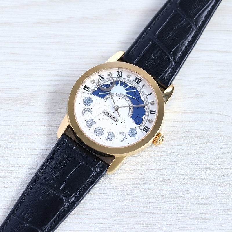 Cartier Calibre de Cartier Two-Hand Unique Design Excellence-4