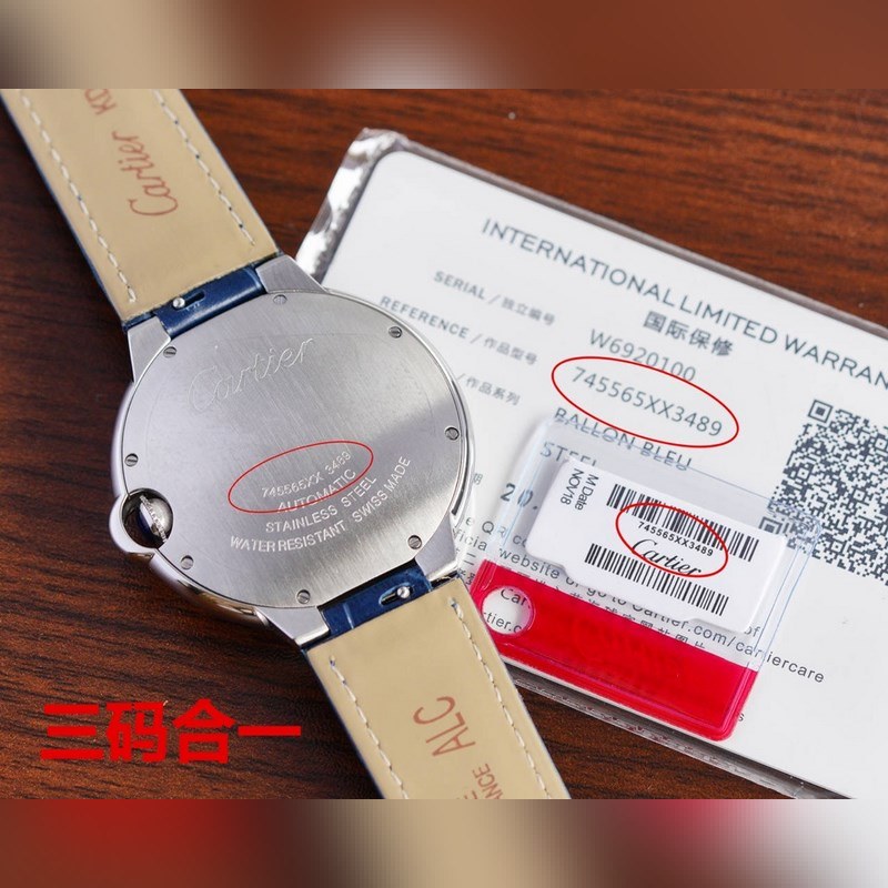 Cartier Ballon Bleu V12 8215 Swiss Movement Quality Timepiece-8