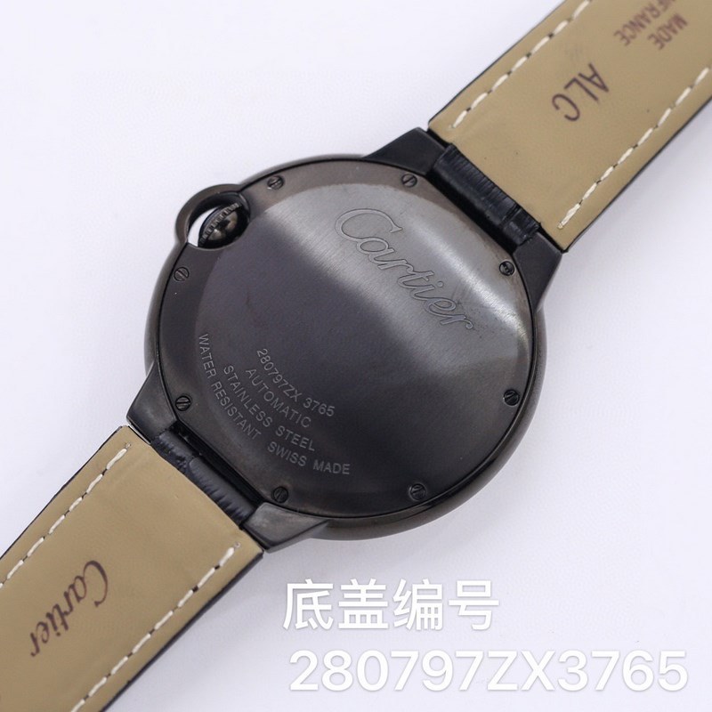 Cartier Ballon Bleu Black Men's Replica Watch Series Peak Quality Collection-4