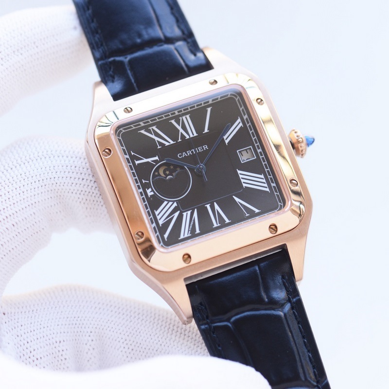 Cartier Santos-Dumont Replica Watch Luxury Timepiece Elegant Design-2