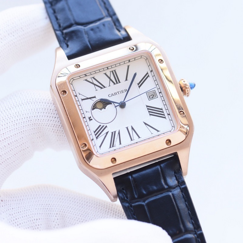 Cartier Santos-Dumont Replica Watch Luxury Timepiece Elegant Design-3