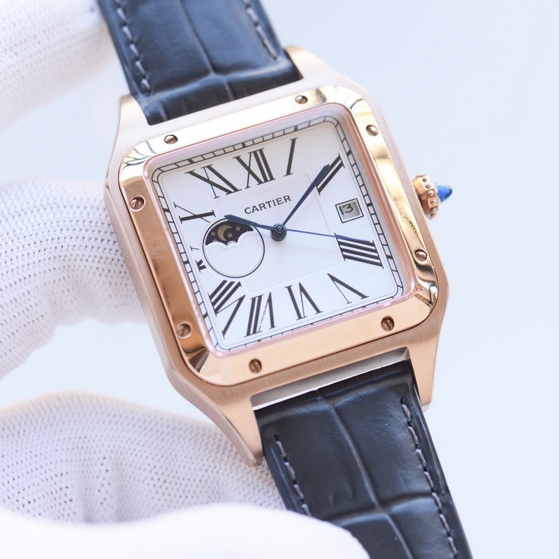 Cartier Santos-Dumont Replica Watch Luxury Timepiece Elegant Design-5