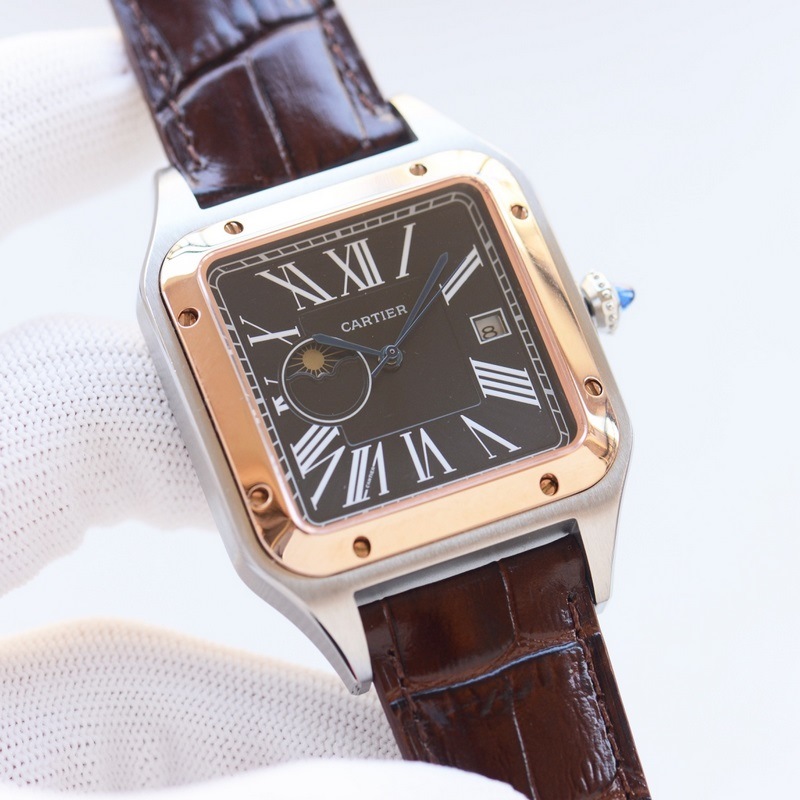 Cartier Santos-Dumont Replica Watch Elegant Timepiece with Quality Craftsmanship-3