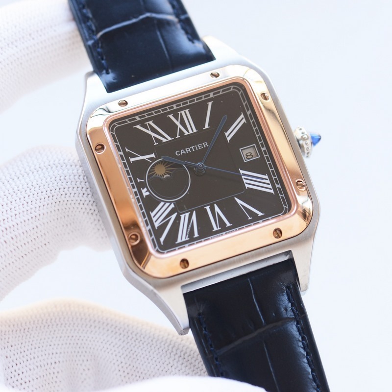 Cartier Santos-Dumont Replica Watch Elegant Timepiece with Quality Craftsmanship-4