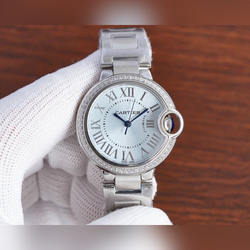 Cartier Ballon Bleu V12 Series Mechanical Quartz Replica Watch Code 745565xx3489-4