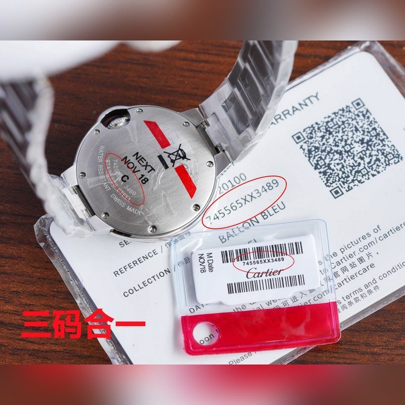 Cartier Ballon Bleu V12 Series Mechanical Quartz Replica Watch Code 745565xx3489-8