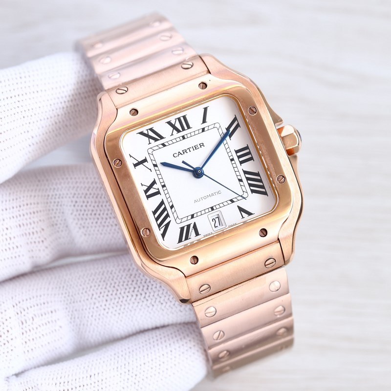 Cartier Santos Luxury Timepiece with Iconic Design and Precision Quality-3